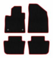 Dywaniki welurowe CARLUX-RED do MG 4 2022- hatchback czarno-czerwone