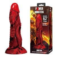 Power Monsters Minotaur – 21 Cm Rippled Monster Silicone Dildo