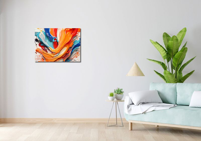 Obraz 70x50cm Taneczne Fale zdjęcie 2
