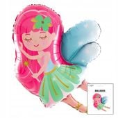 BALON FOLIOWY Wróżka DEKORACJA URODZINOWA NA PRZYJĘCIE 3D