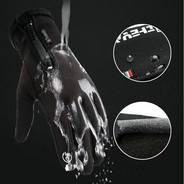 RĘKAWICZKI ROWEROWE ZIMOWE CIEPŁE ANTYPOŚLIZGOWE zdjęcie 8