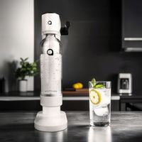 SATURATOR DO WODY AQUAFLOOW BUBBWATER + NABÓJ CO2 + BUTELKA NA WODĘ 0,8L