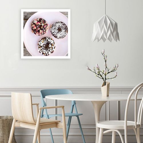 Deco Panel, Donuty na talerzu 2 40x40 na Arena.pl