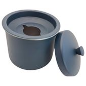 popielniczka elegancka z pokrywką metalowa zielony