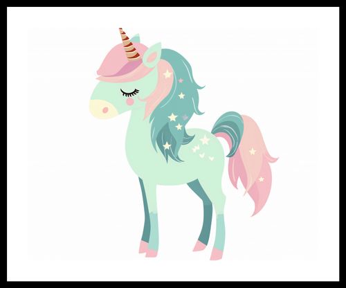 Plakat 50x40cm Jednorożec Marzeń na Arena.pl