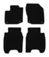 Dywaniki welurowe CARLUX-SILVER do Honda Civic IX Hatchback, czarne