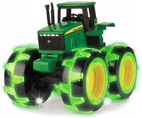JOHN DEERE TRAKTOR CIĄGNIK MONSTER ŚWIECĄCE OPONY