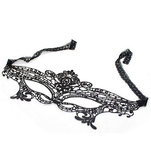 Elegancka maska haftowana zdjęcie 1