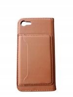 LATHLUX ETUI DO TELEFONU IPHONE SE SKÓRZANE BRĄZOWE NA KARTY