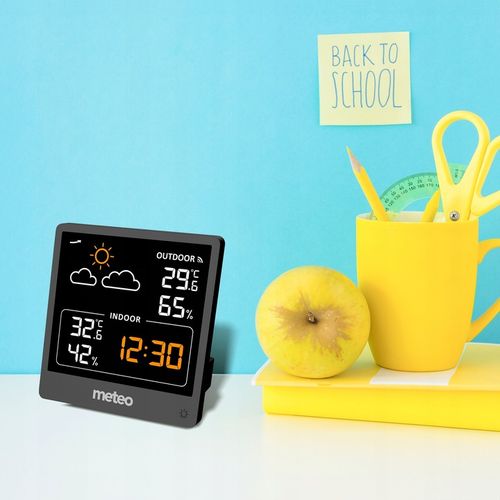 STACJA POGODOWA METEO SP200 Z POGODYNKA EKRAN LCD CZUJNIK na Arena.pl