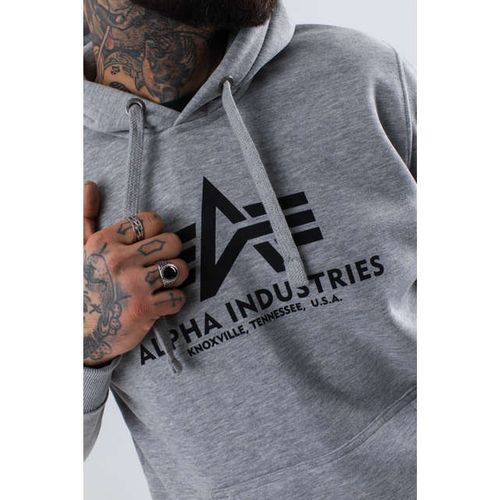Alpha Industries BASIC HOODY 17 GREY HEATHER XL na Arena.pl