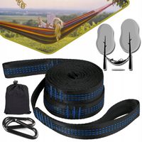 2 PACZKI PASY HAMAKOWE, PASY DO ZAWIESZANIA NA DRZEWIE Z 2 KARABIŃCZYKAMI