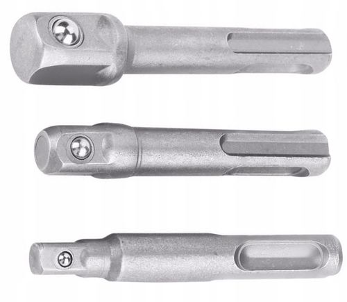 Adaptery SDS Plus do nasadek 1/4 3/8 1/2 zestaw 3 szt. Falon-Tech na Arena.pl