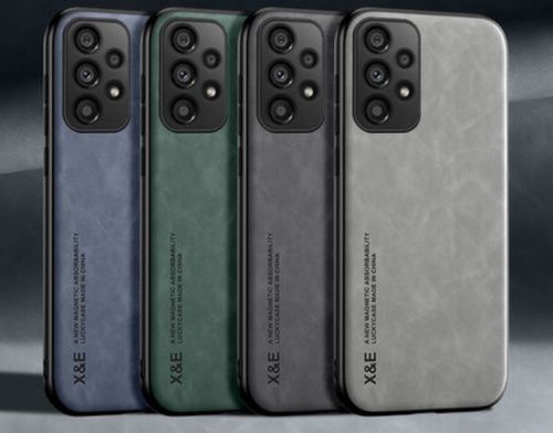 Etui Skórzane DO SAMSUNG GALAXY A52s A52 5G A52s 5G Case + Szkło Czarne na Arena.pl