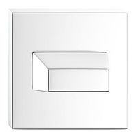 SZYLD DOLNY - KWADRAT - KOLOR CHROM - BLOKADA WC