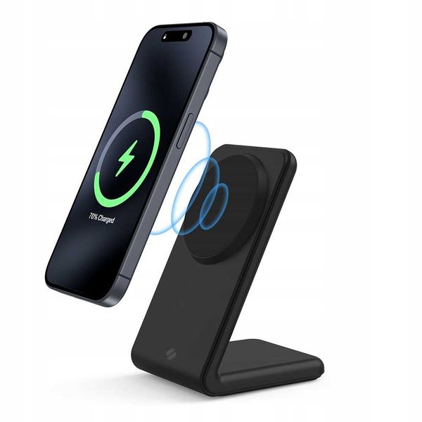 Spacecase Wireless Charger Magcharge Wm2B Black zdjęcie 11