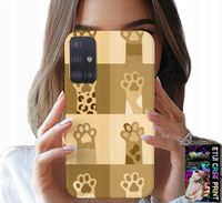 ETUI DO SAMSUNG GALAXY A71 - LOVE CAT, WZORY Z KOTAMI, ŁAPKI KOTÓW