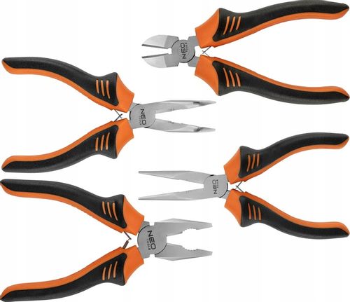 NEO KOMPLET ZESTAW SZCZYPIEC UNIWERSALNYCH SZCZYPCE 160 MM 4 SZTUKI DIN na Arena.pl