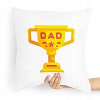 Poduszka Prezent Dla Taty Ojca Dad Puchar Z Nadrukiem Ze Zdjęciem