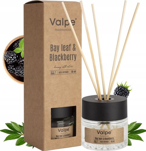 valpe dyfuzor zapachowy z patyczkami liść laurowy - jeżyna 50 ml dz50-325 na Arena.pl