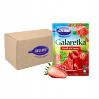 GELLWE Galaretka smak truskawkowy 72 g x 20 sztuk
