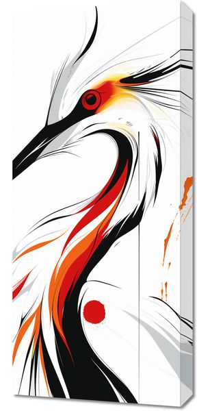Obraz 40x90cm Bocian zdjęcie 1