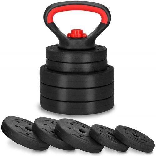 Kettlebell z regulacją obciążenia 10 kg zestaw 5 talerzy na Arena.pl