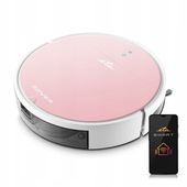Robot sprzątający odkurzacz automatyczny MOP ETA Rover różowy SMART WiFi