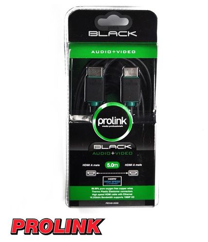 Prolink Black PB 348 Kabel HDMI HDMI 5m na Arena.pl