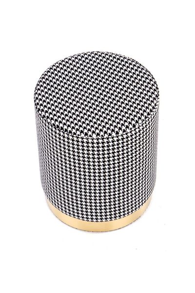 Pufa Ranu czarno-biała zdjęcie 2