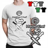 KOSZULKA T-SHIRT MĘSKI WZORY WYBÓR - MASTERCHEF TOP CHEF KUCHARZ - XS