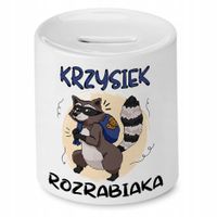Skarbonka 330 Ml Dla Krzyśka Syna Dziecka Prezent Z Nadrukiem Ze Zdjęciem