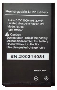 Oryg. Bateria Maxcom Do Mm400 430 450 460 132 335 zdjęcie 2