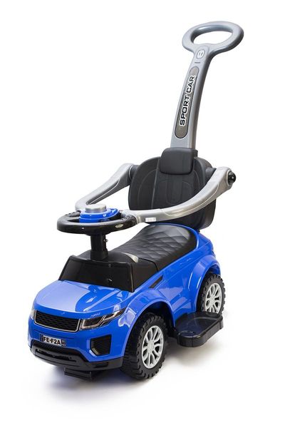 Jeździk odpychacz samochód 2w1 - niebieski zdjęcie 1