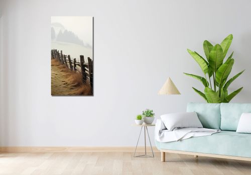 Obraz 50x100cm Spowity Mgłą na Arena.pl