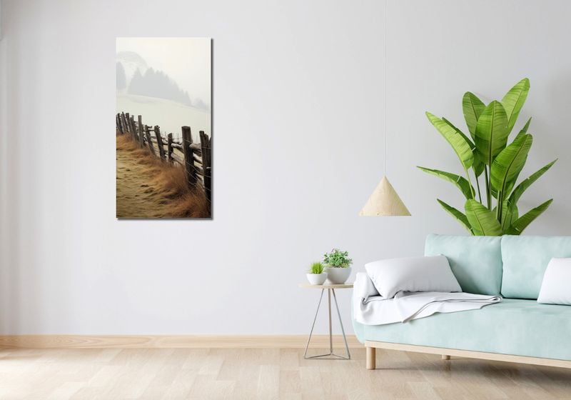 Obraz 50x100cm Spowity Mgłą zdjęcie 2