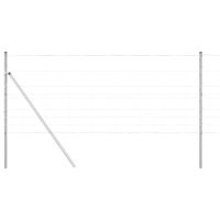 Ogrodzenie pastwiskowe Srebrny 25 x 1 m Stal galwanizowana