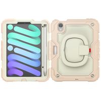 Etui do iPad Mini 6 8.3” z Obrotową Podstawką i Miejscem na Rysik Różowe