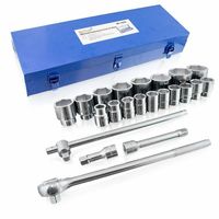 17463 Zestaw kluczy nasadowych z grzechotką w walizce 19-60mm 23 elem