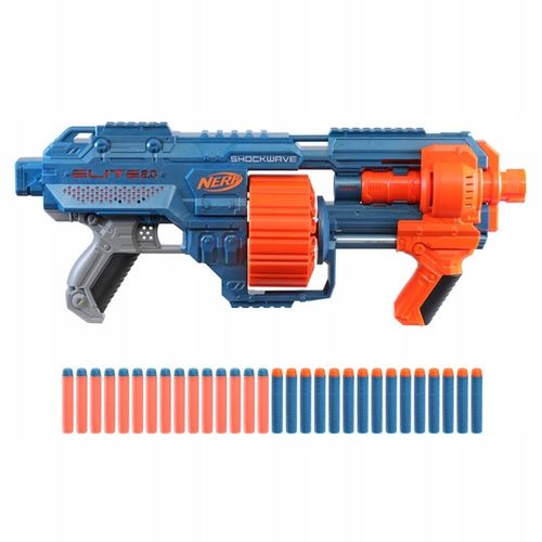 PISTOLET NERF KARABIN ELITE 2.0 KARABIN SHOCKWAVE RD-15 E9527 + 30 STRZAŁEK na Arena.pl