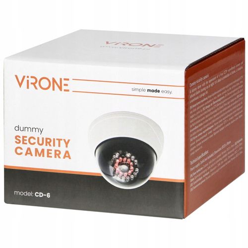 KAMERA ATRAPA KAMERY Monitoringu z PODCZERWIENIĄ na Baterie MIGAJĄCA na Arena.pl