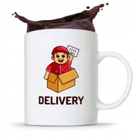 Kubek Prezent Dla Kuriera Express Delivery Man Z Nadrukiem Ze Zdjęciem