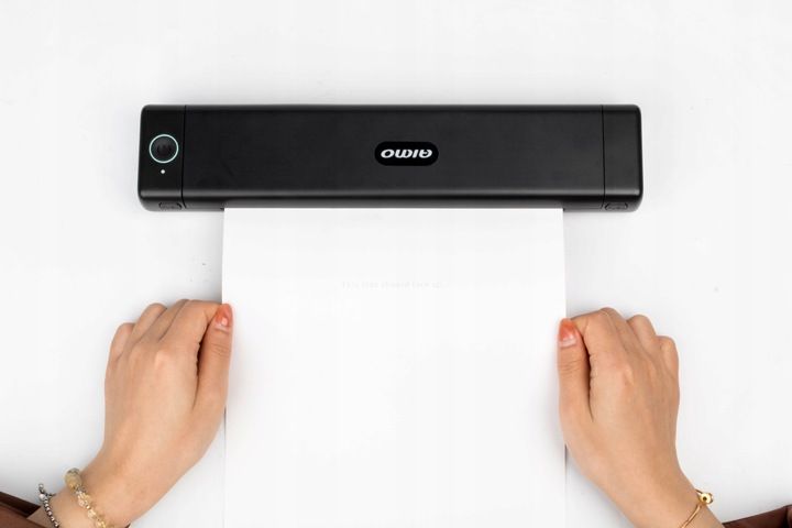 Przenośna termiczna drukarka Phomemo M08F bluetooth do dokumentów A4 tatuaż zdjęcie 6