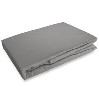 Prześcieradło flanelowe z gumką 160x200 Darymex szare