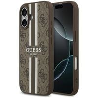 etui guess 4g printed stripes magsafe do iphone 17 brązowy