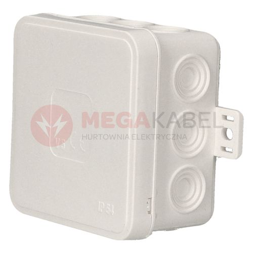 Puszka biała n/t 75x75x41 IP54 035-01 ViPlast na Arena.pl