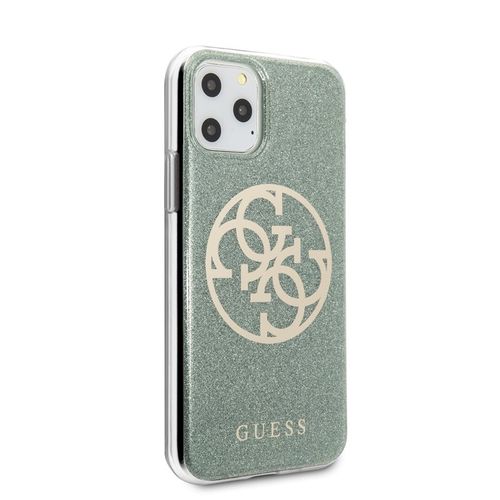 Guess Circle Glitter 4G Etui do iPhone 11 Pro (khaki) na Arena.pl
