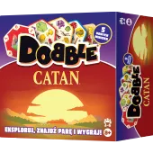 Dobble Catan Rodzinna gra karciana poszukiwanie par z jednakowymi symbolami