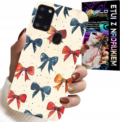 ETUI DO SAMSUNG GALAXY A21s - KOLOROWE WSTĄŻKI WSTĄŻKA MODNE WZORY na Arena.pl