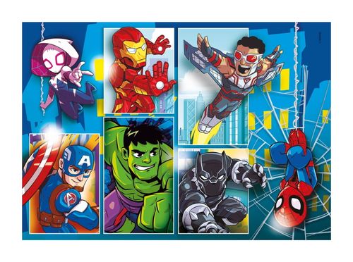 PUZZLE 2W1 CLEMENTONI SUPERHERO MARVEL 24768 na Arena.pl